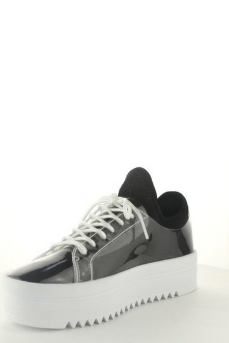Denim Platform Sneakers