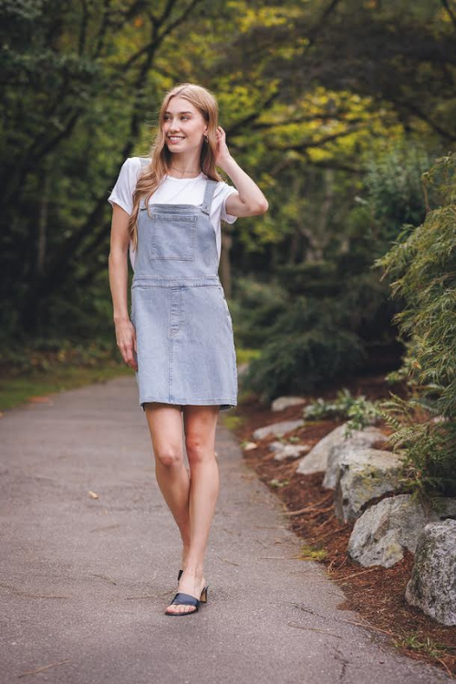 Denim Overall Dress