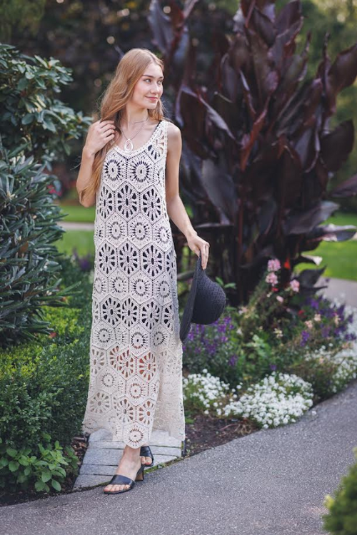 Crochet Dress Natural