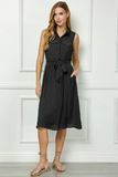 Tailored Gauze Shirt Dress