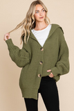 Olive Knit Cardigan