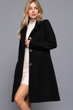 A-Line Coat Black